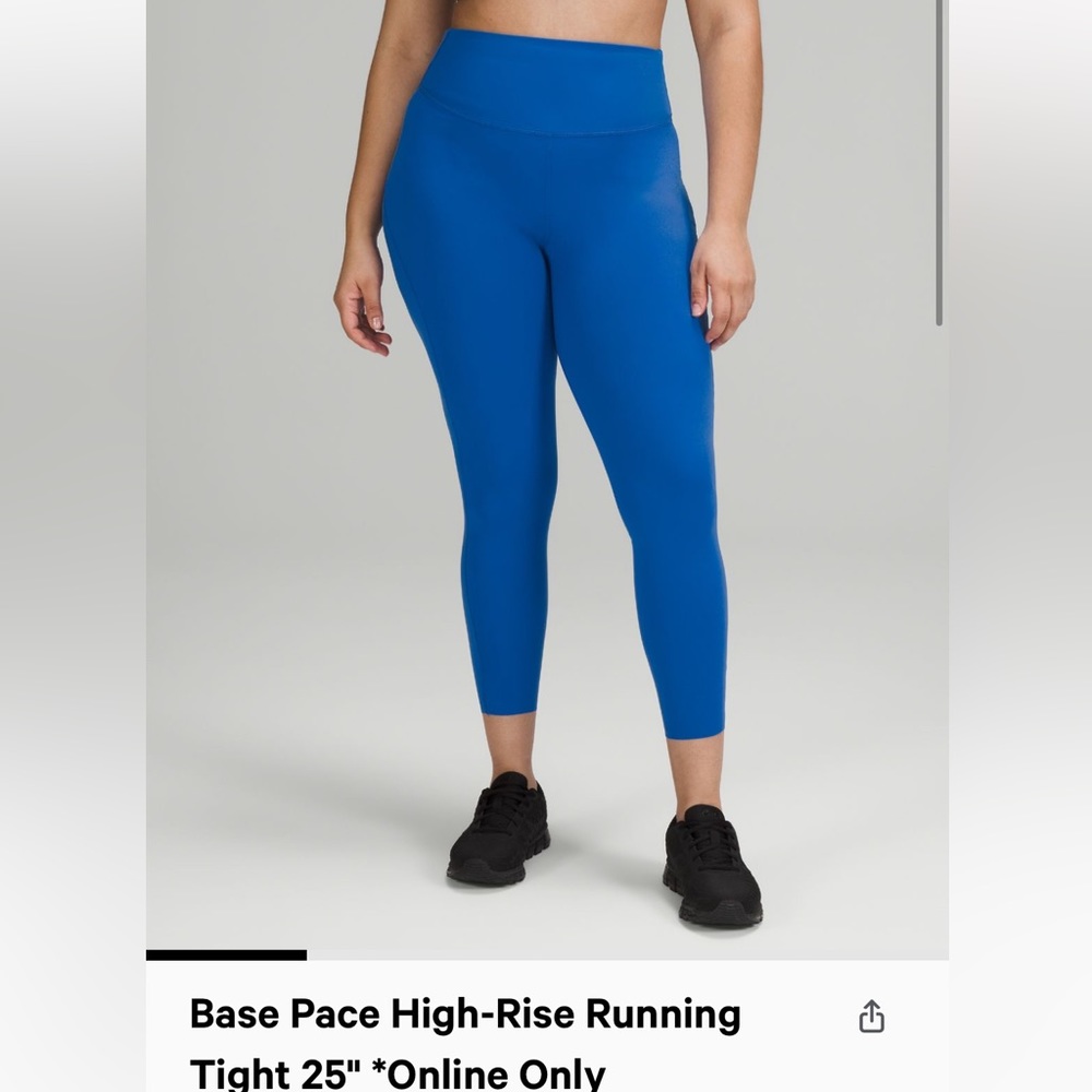 symthony blue lululemon leggings